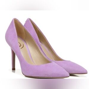 Trendy Sam Edelman Hazel Suede Amethyst heels